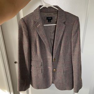 J Crew Plaid Blazer